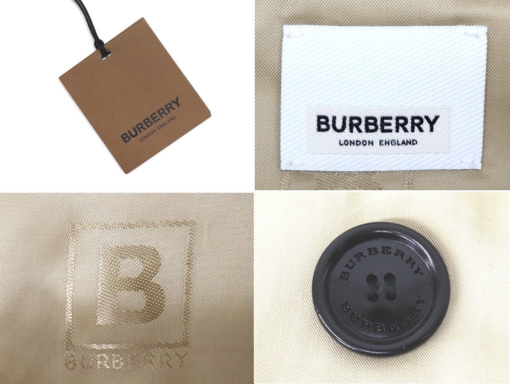 28万新品◆52=XL◆バーバリージャパン◆BURBERRY 肩章付き正統派コットントレンチコート『Britton』ベージュ 1円