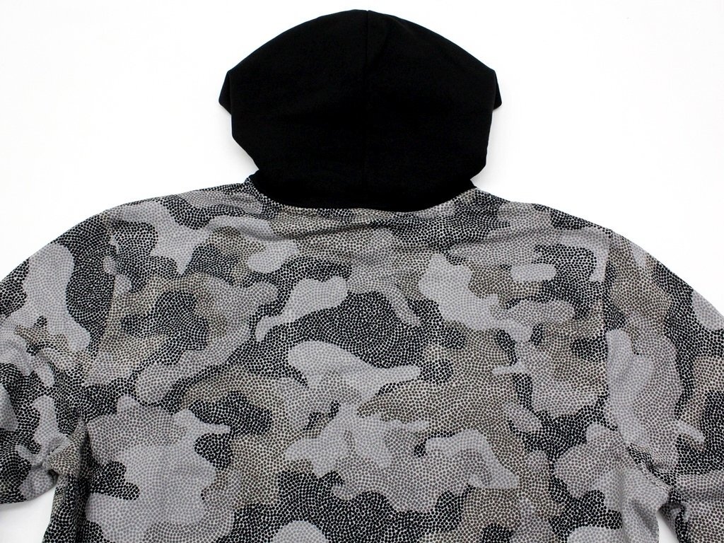 4万新品◆XL◆ボス BOSS×NBAコラボ BROOKLYN NETS カモフラージュプリントフーディースウェットプルオーバー『W_Camo_NBA』1円_画像7