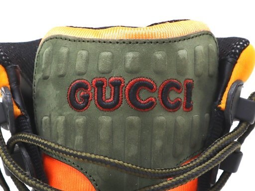 17万新品◆8H=27.5cm◆GUCCI グッチGGトレッキングスニーカー1円の画像4