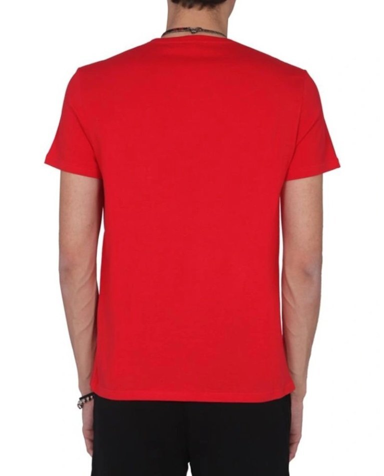 9 ten thousand new goods *L* Alexander McQueen * red Skull print cotton T-shirt 1 jpy 