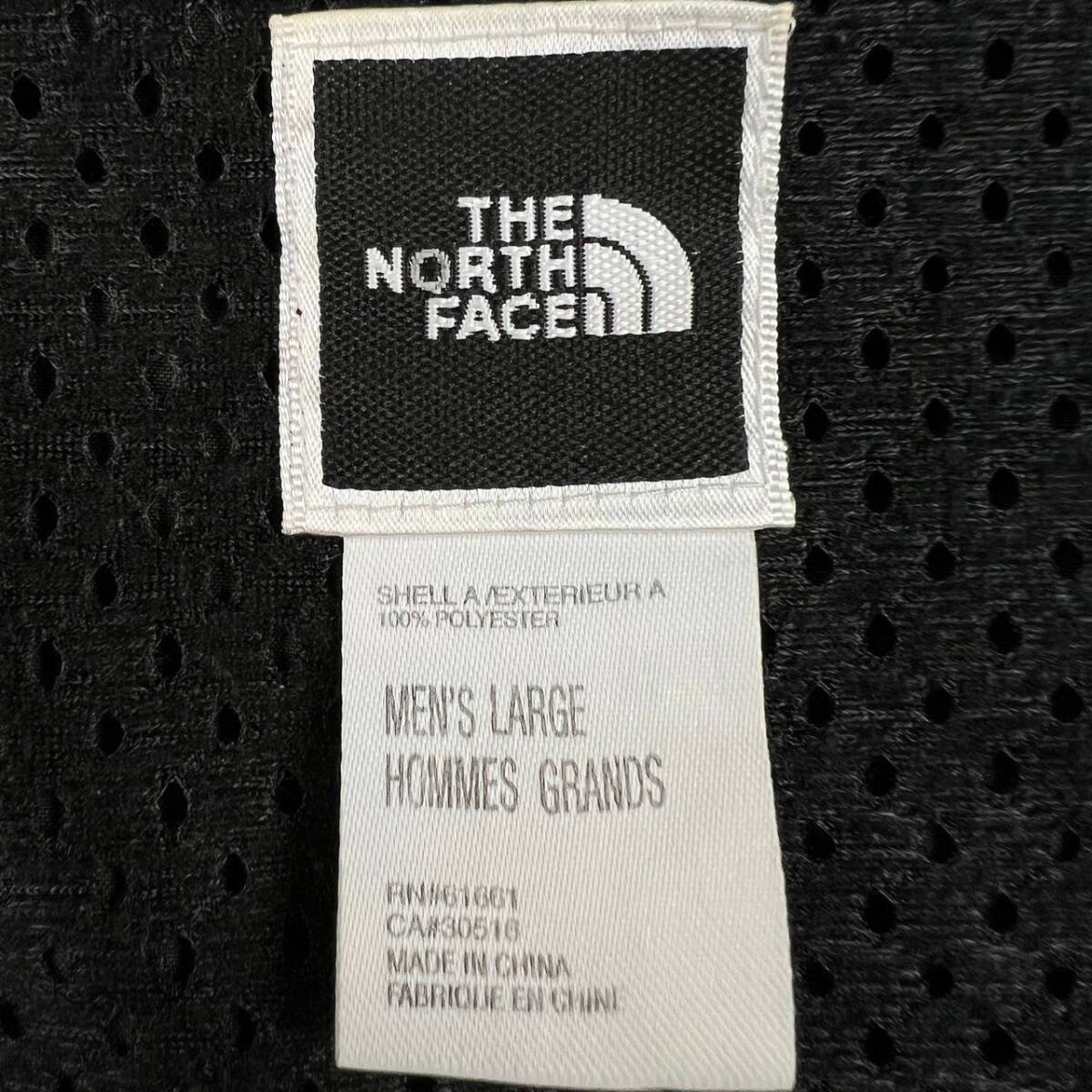 Wm447 THE NORTH FACE ザノースフェイス ハーフジップ プルオーバー ジャケット パイピング リフレクター メンズ Lの画像7