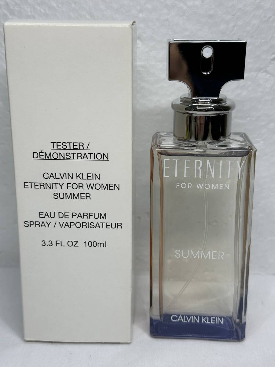 4286-1] ほぼ満量 香水 カルバンクライン エタニティ サマー EDPSP 100ml ETERNITY SUMMER/FOR WOMEN/CALVIN KLEIN テスターの画像1