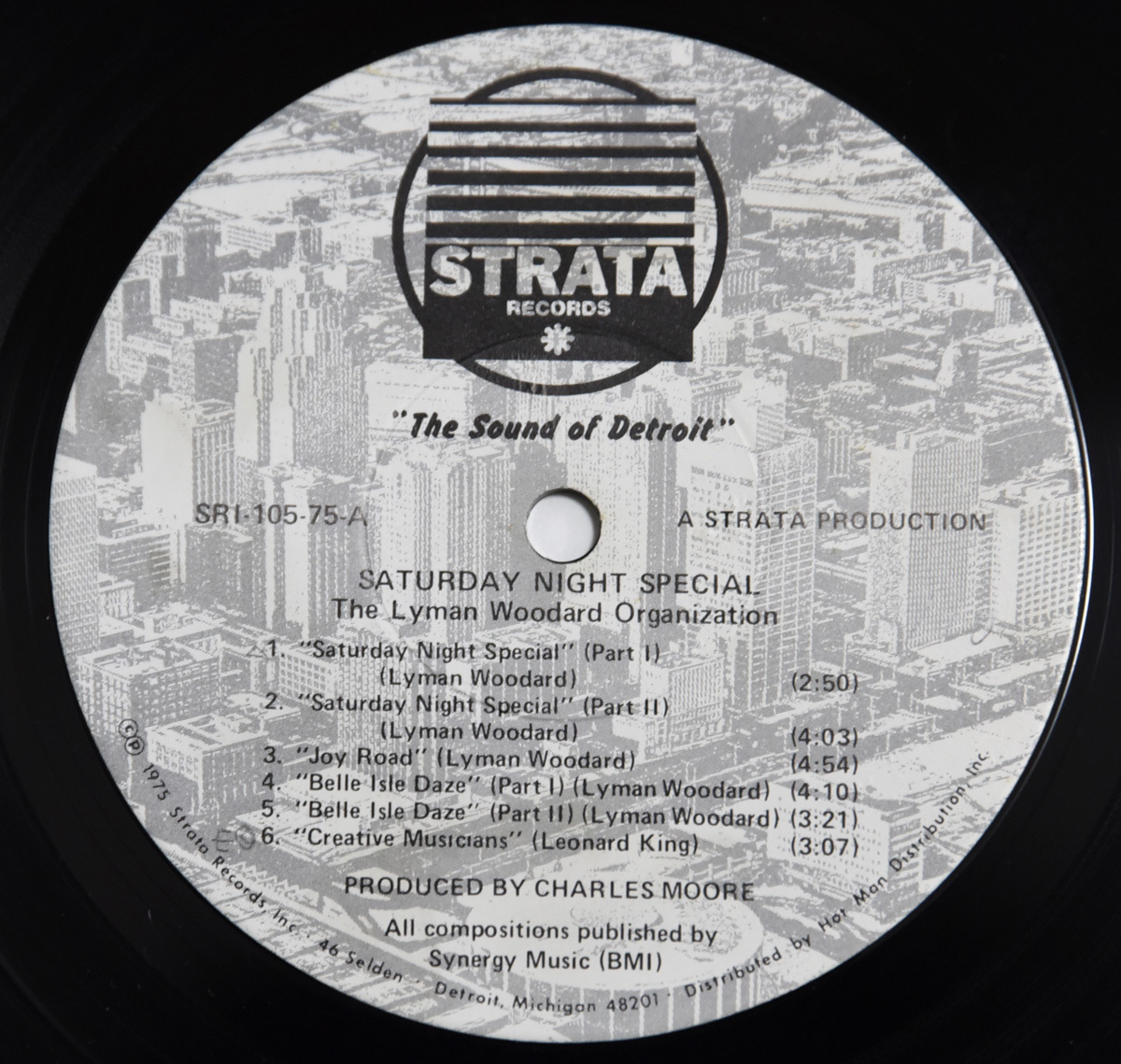 超激レア USオリジナル盤 The Lyman Woodard Organization / Saturday Night / Strata Records SRI-105-75 シュリンク付 試聴可の画像4