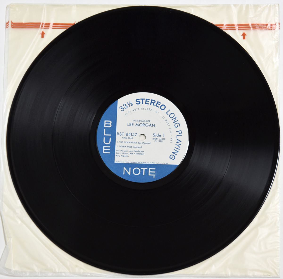試聴可 Lee Morgan / The Sidewinder / Blue Note BST 84157 LPレコード 日本盤 帯付き リー・モーガン ブルーノート BST-84157 東芝の画像4