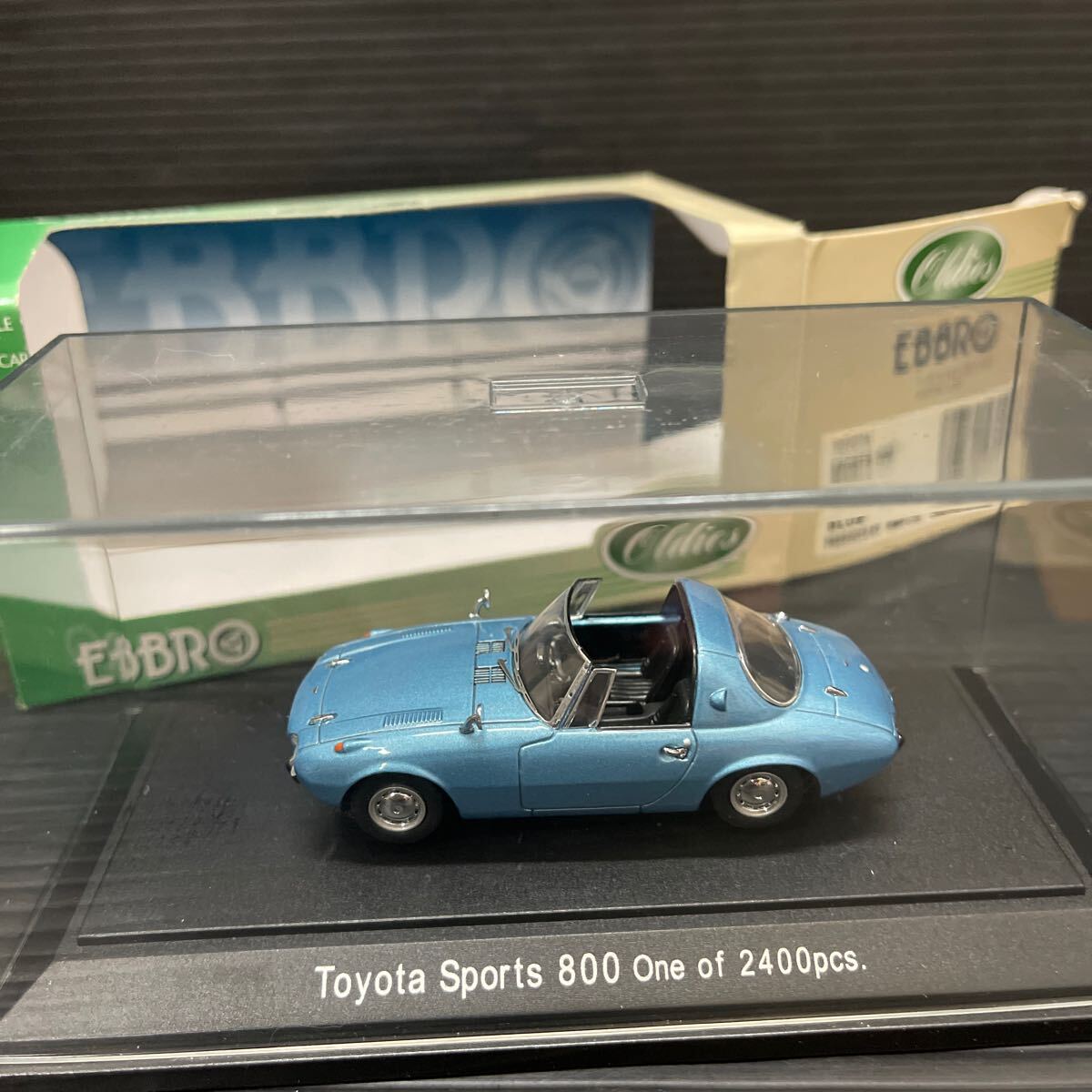 エブロ 1/43 TOYOTA SPORTS 800 Blue