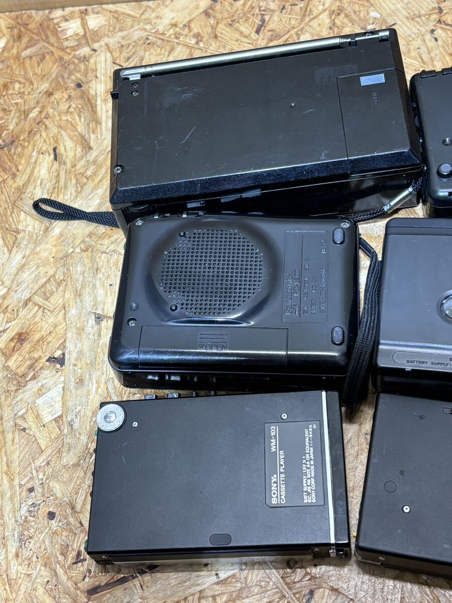ジャンク ウォークマン カセットレコーダー カセットプレーヤー SONY Panasonic まとめ WA-3000 WM-GX202 WM-103 TCM-400 RQ-L26などの画像7