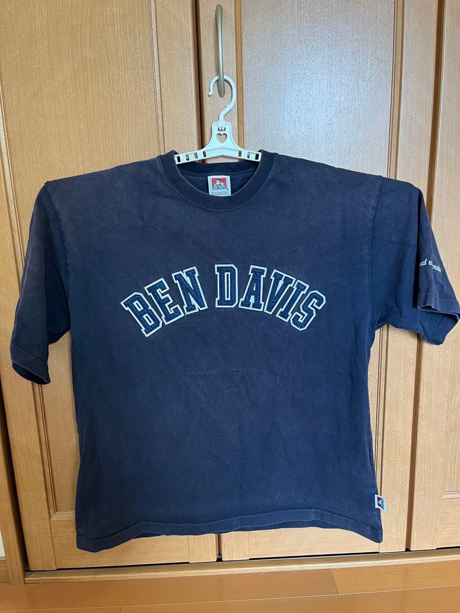 ベンデイビス　BEN DAVIS  Tシャツ　ネイビー　ヘビーウエイト　XL