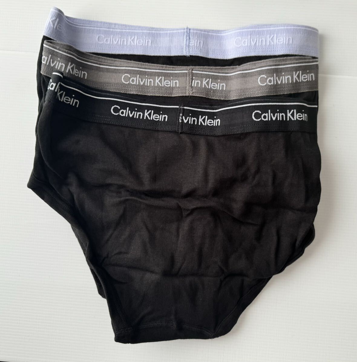 Calvin Klein カルバンクライン メンズ ブリーフ Sサイズ ブラック 3枚セットの画像2