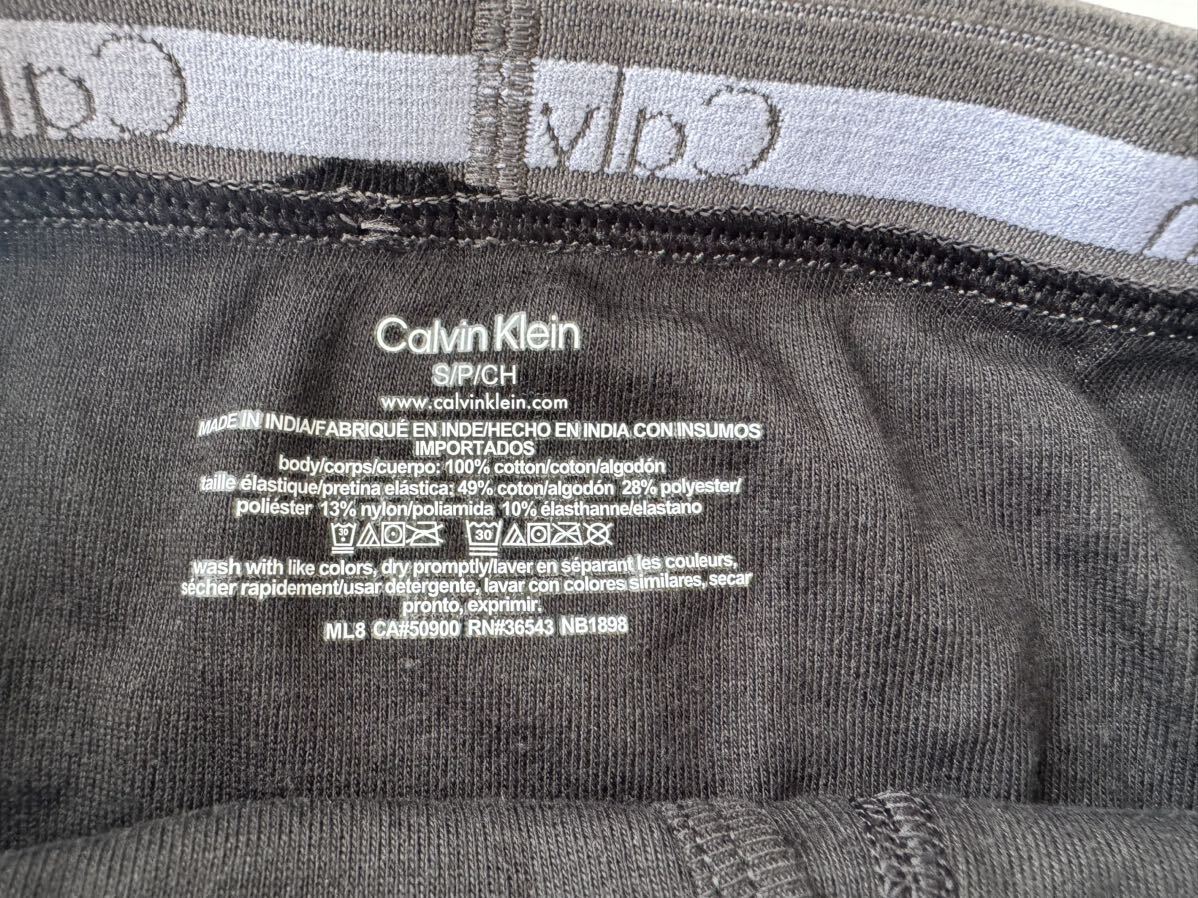 Calvin Klein カルバンクライン メンズ ブリーフ Sサイズ ブラック 3枚セットの画像4