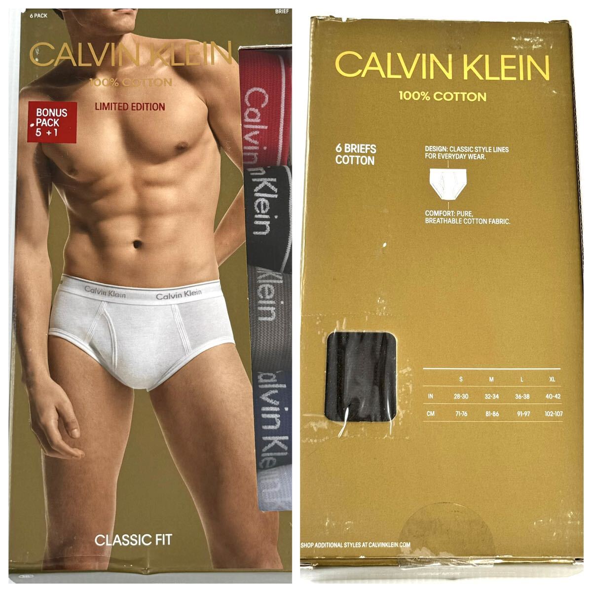 Calvin Klein カルバンクライン メンズ ブリーフ Sサイズ ブラック 3枚セットの画像5