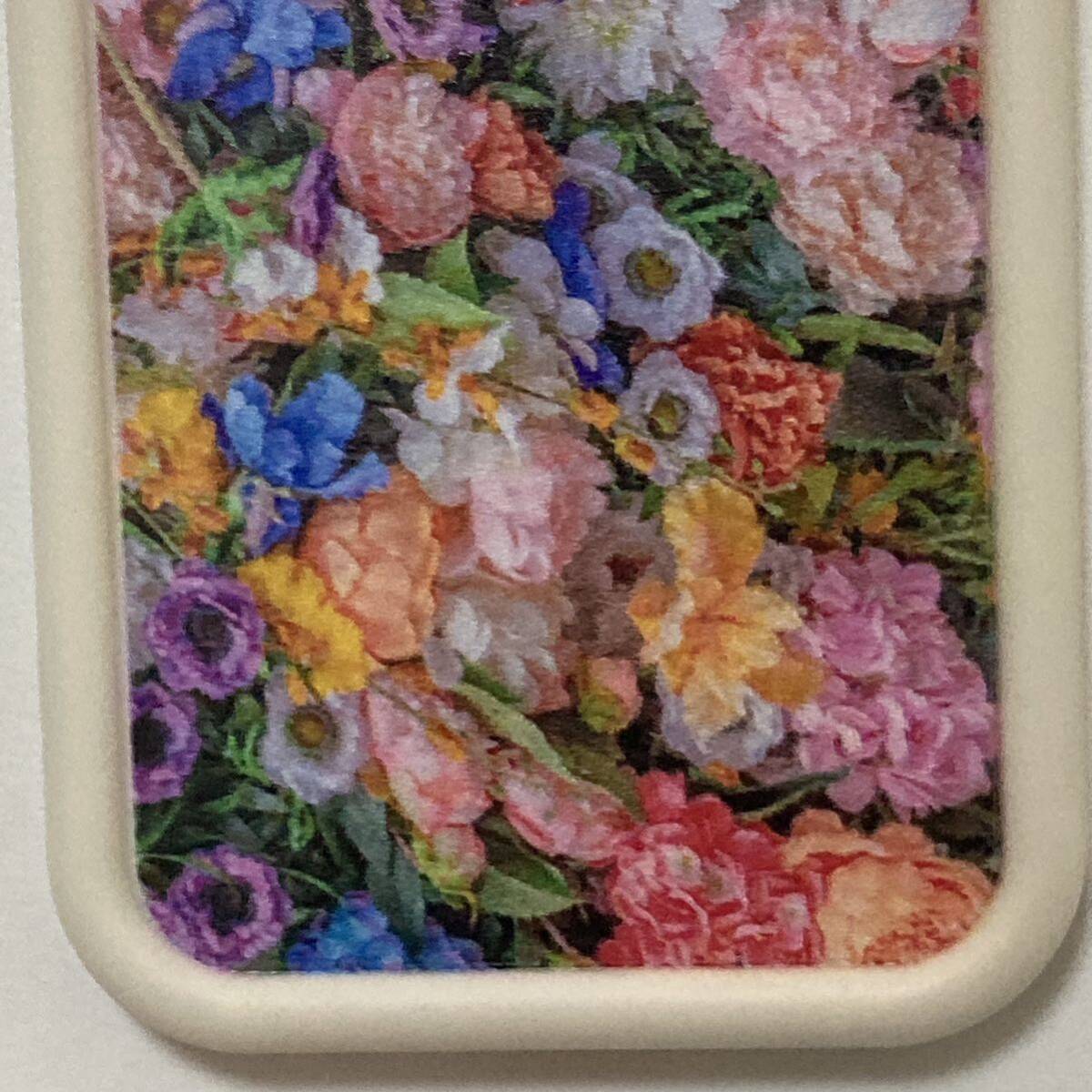 新品 iPhone SE2.3 iPhone7/8スマホケース　小花柄　花柄　春コーデ カラフルかわいい 花畑 ホワイト 植物 自然 ソフトケース　花_画像6