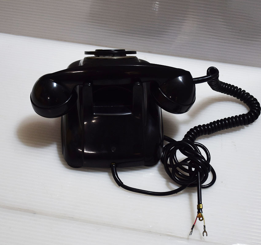 ■昭和レトロ ４号Ａ 黒電話 1976年の画像3