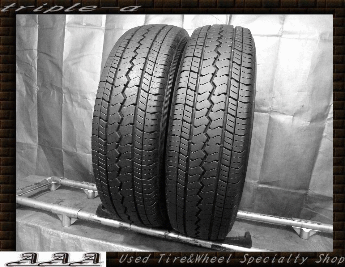 22年製 トーヨー V-02e 185/75R15 2本 バリ山！ 【574S】の画像1