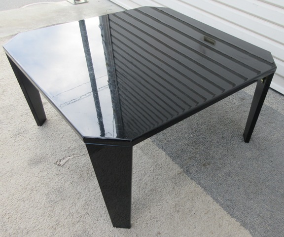 ☆激安☆ブラック化粧板 正方形 60×60 折りたたみテーブル ローテーブル ミニテーブル サイドテーブルの画像5