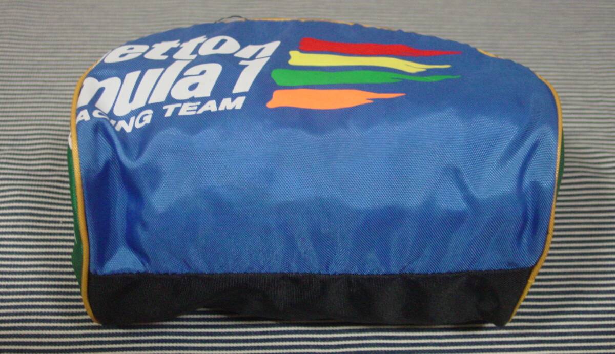 Benetton Formula1 RACING TEAM ベネトン フォーミュラー1 レーシングチーム ポーチ 小物入れ 当時もの レトロ 希少 保管品 ヴィンテージの画像4