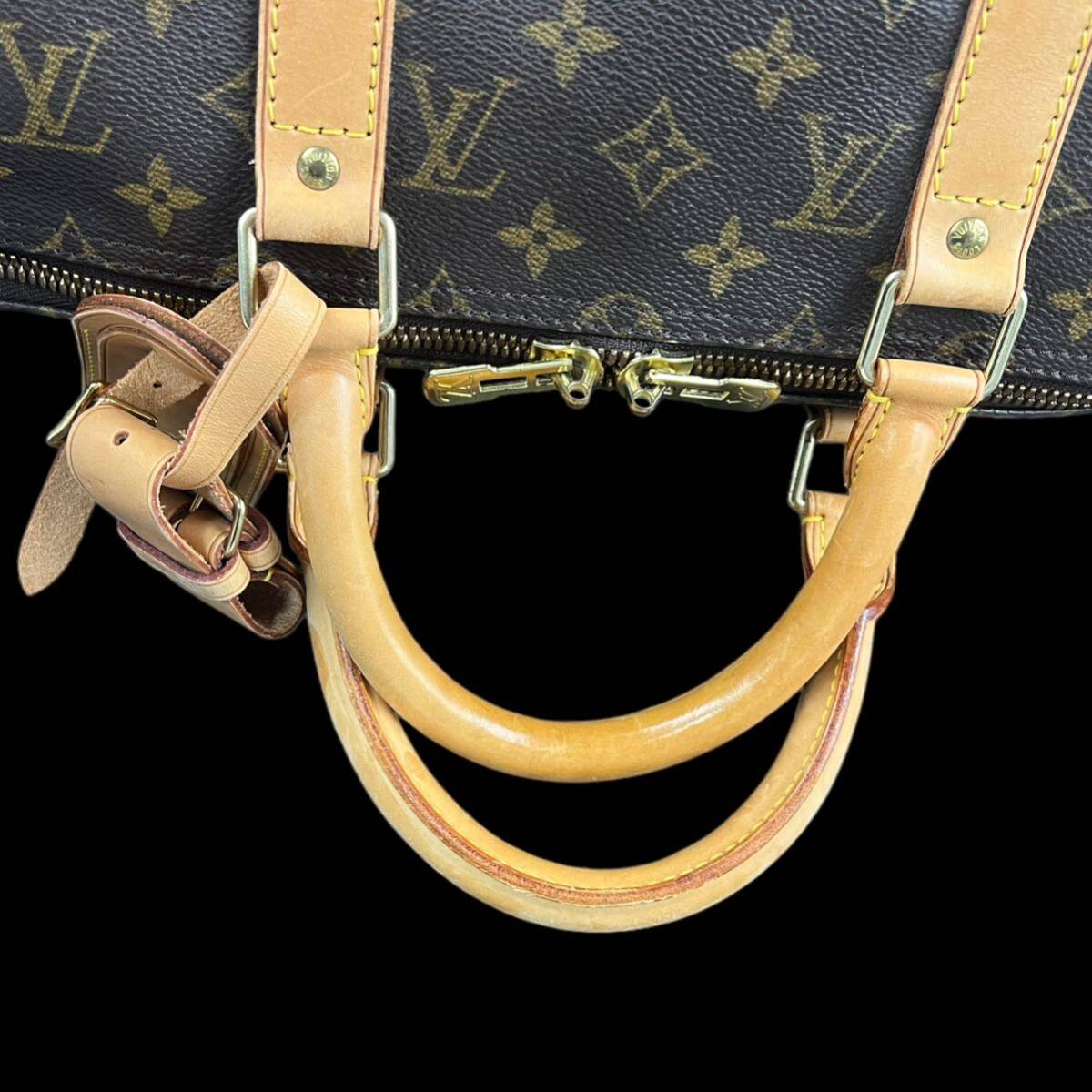 【KF2275】LOUIS VUITTON ボストンバッグ キーポル50 モノグラム カデナ付 M41426 ルイヴィトン の画像5