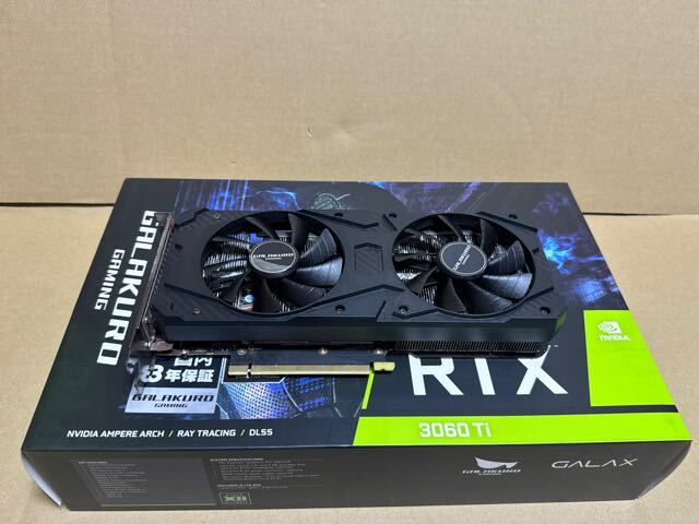 【ジャンク,送料無料】GeForce RTX3060ti 玄人志向 GG-RTX3060Ti-E8GB/DF_画像1