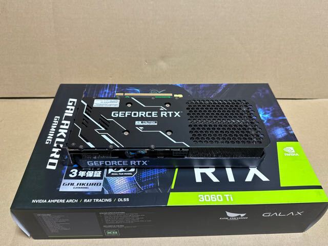 【ジャンク,送料無料】GeForce RTX3060ti 玄人志向 GG-RTX3060Ti-E8GB/DFの画像2