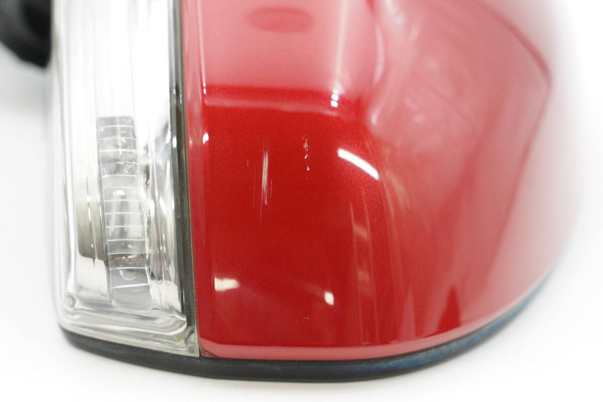 *ZVW30 30 серия Prius S зеркало на двери левый сторона пассажира 3R3 красный серия 7P автоматический электрический LED указатель поворота Toyota p:DB5