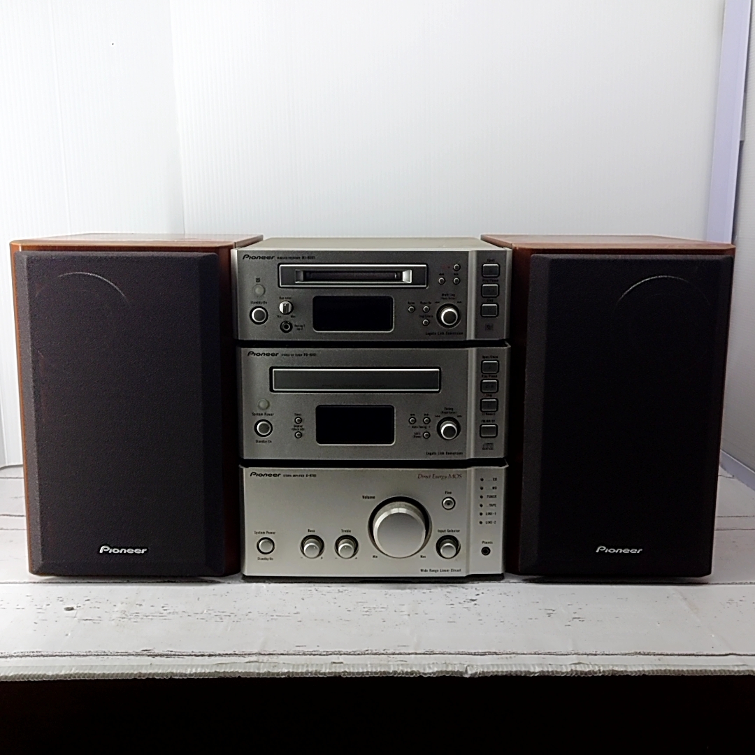 Pioneer パイオニア ミニコンポ A-N701 PD-N901 MJ-N901 S-N701 音出し確認済 システムケーブル付属の画像1