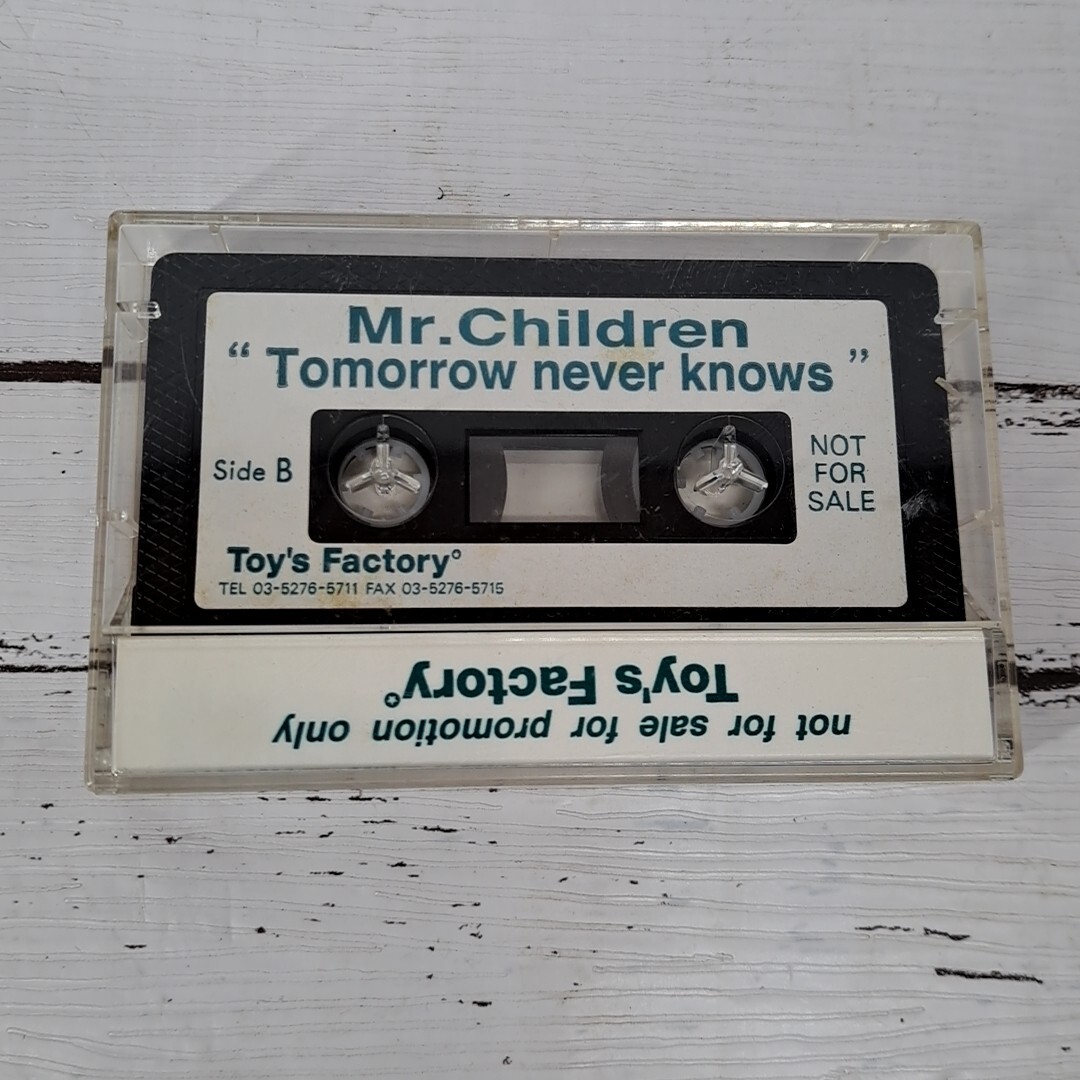 Mr.Children Tomorrow never knows カセットテープ サンプル プロモ 非売品 ミスチル CASSETTE TAPE SAMPLE PROMOTION ONLY NOT FOR SALE_画像1