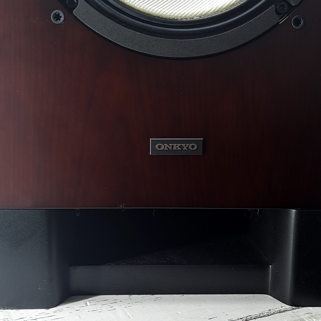 【音出し確認済】ONKYO SL-D501 POWERED SUBWOOFER Amplifier Audio オンキョー アンプ 内蔵 サブウーファー サブウーハー オーディオ