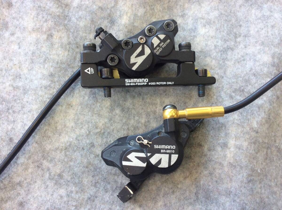 SHIMANO SAINT BL-M810 / BR-M810 シマノ セイント 前後ブレーキセットの画像4