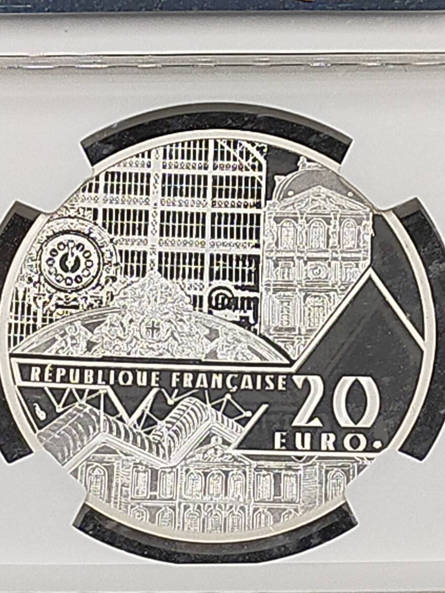 【名画の中の名画】最高鑑定 2019 フランス 銀貨 20ユーロ 純銀 NGC PF 70 PCGS モナリザ 資産保全 モダン アンティーク ダ・ヴィンチ _画像2