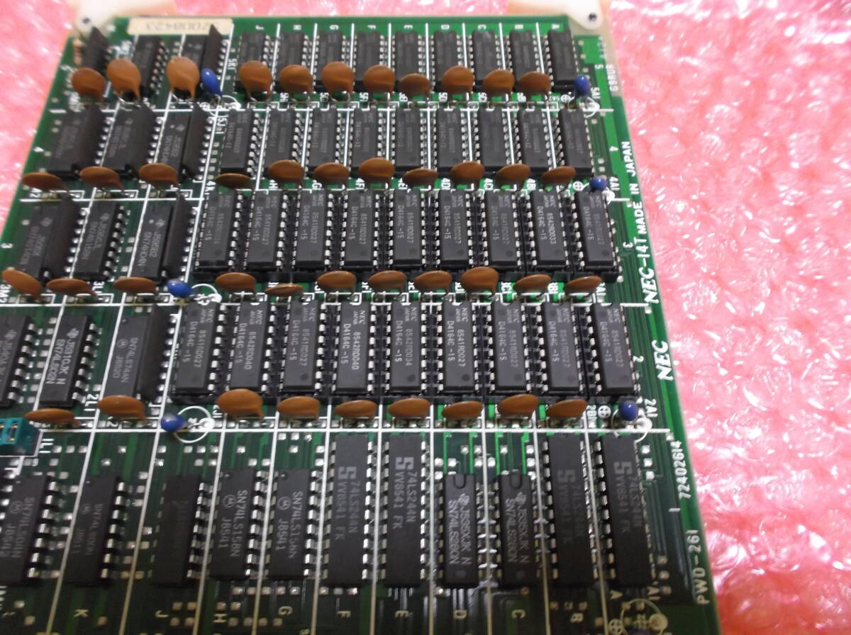 中古品 NEC PC-9801-02+PC-9805 メモリボード 256KB 現状品③の画像2