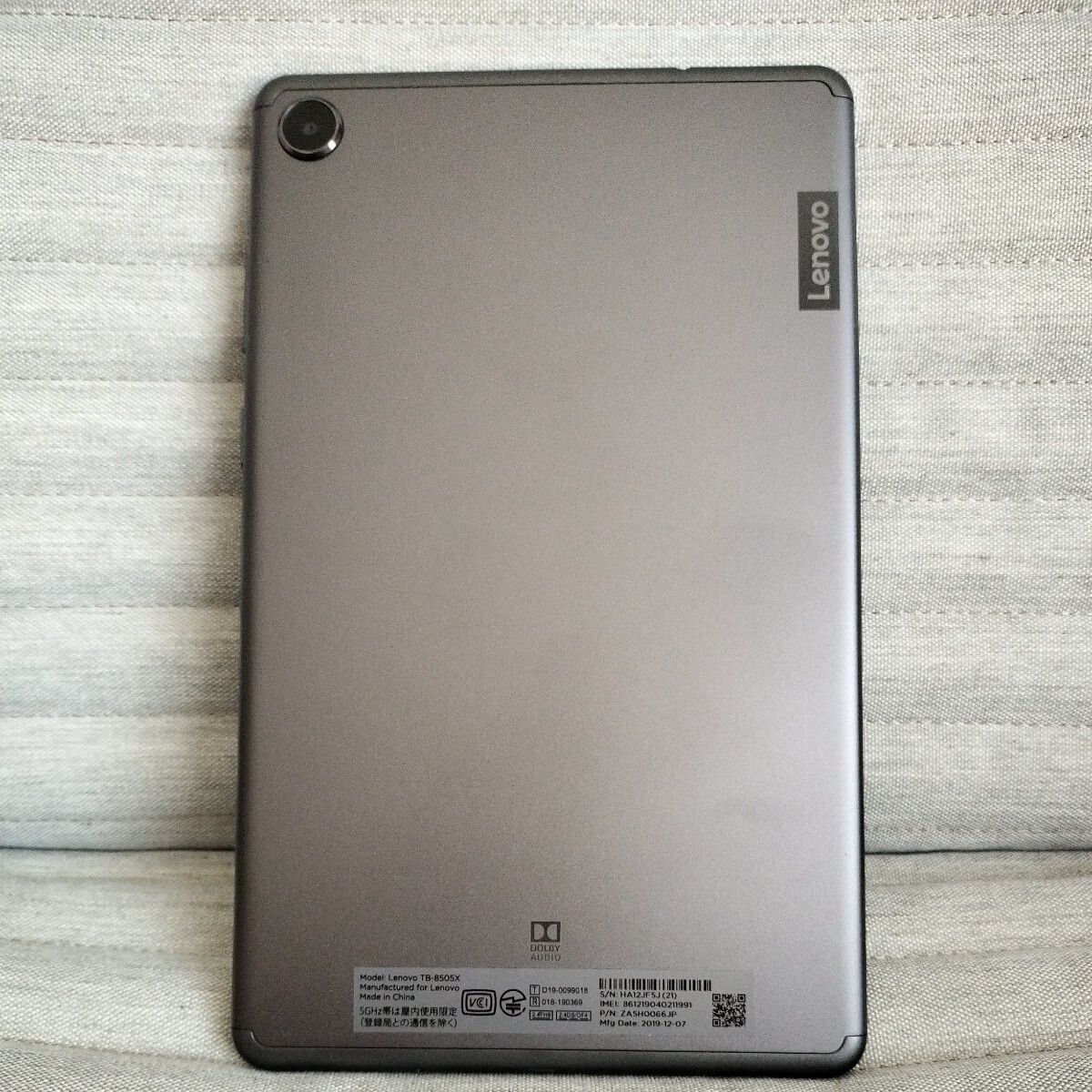 SIMフリー 8インチ Android Tablet　　　Lenovo TB-8505X Android Tablet_画像2