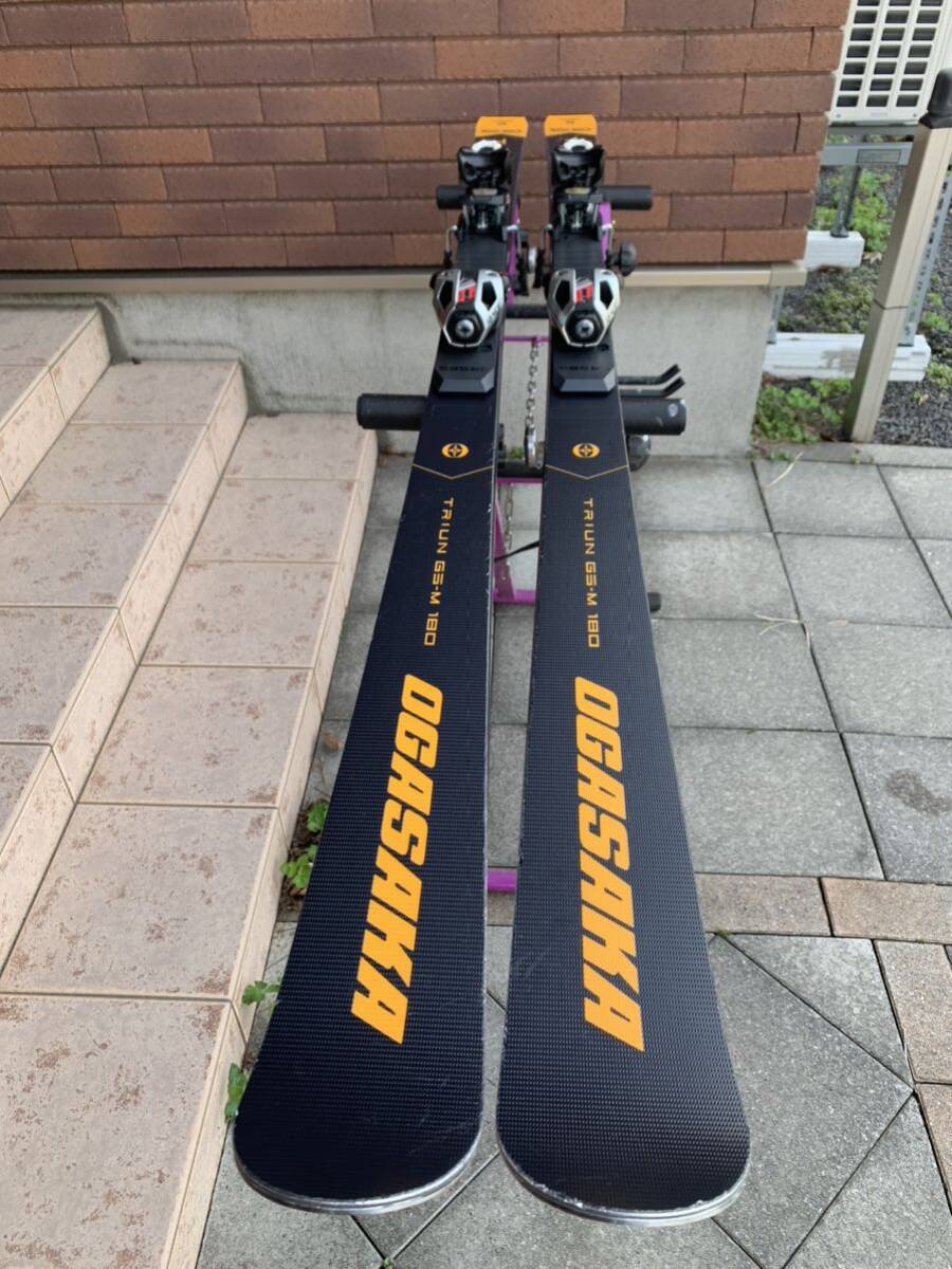 【中古】OGASAKA TRIUN GS-M 180cm + SR585 + チロリア RACE EVO14_画像1