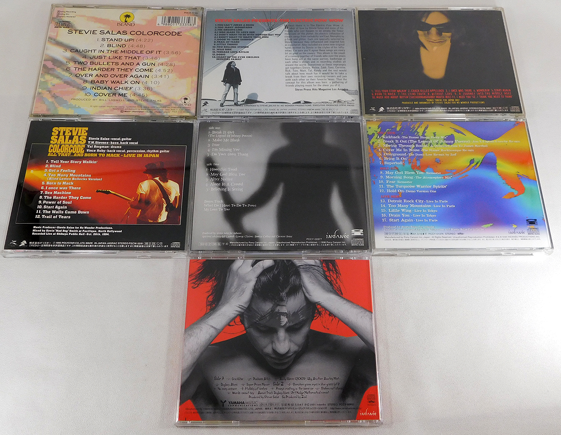 スティーヴィー・サラス Stevie Salas 国内盤[CD]アルバム 7枚セット/Colorcode/The Electric Pow Wow/Back From The Living/Live in Japan_画像2