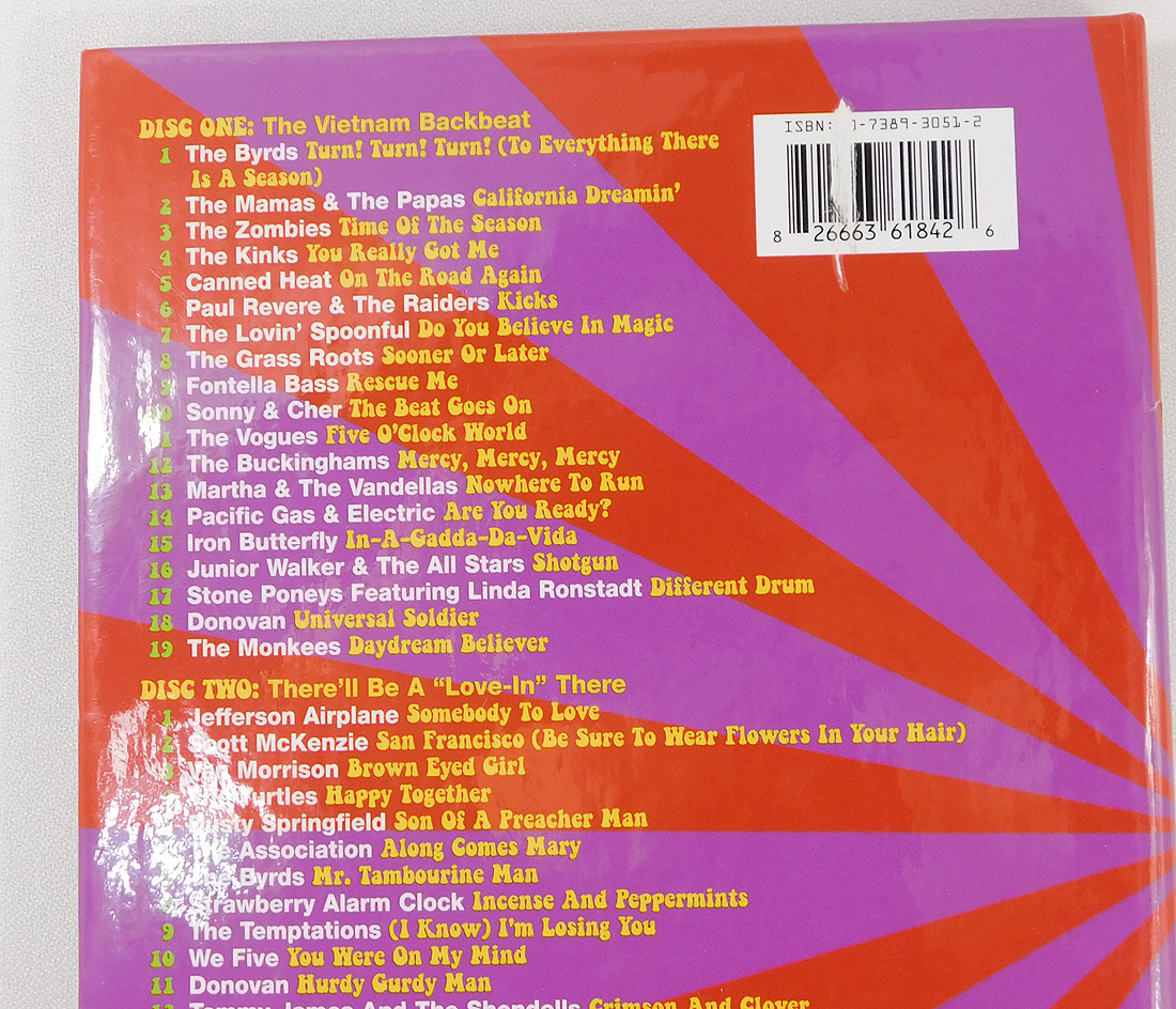 輸入盤 3CD「VA/The 60's Rock Experience」D3K-36184/60年代洋楽コンピ/GRATEFUL DEAD/THE BYRDS/ZOMBIES/KINKS/Donovan/Monkees/破損有の画像6