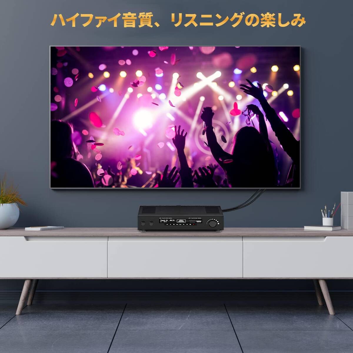 3M HiFind RCA同軸赤白デジタルオーディオケーブル 3M 分岐型 HIFI音質 26AWG無酸素純銅OFC 2RCAオス_画像6