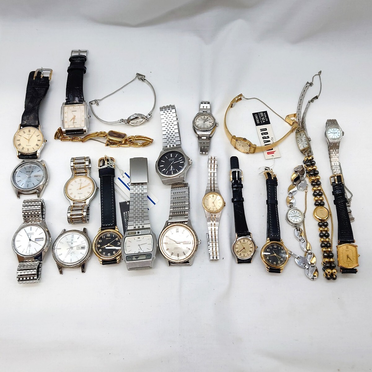 【1円～】 セイコー おまとめ まとめ メンズ レディース 腕時計 時計 SS 22本セット セット の画像1