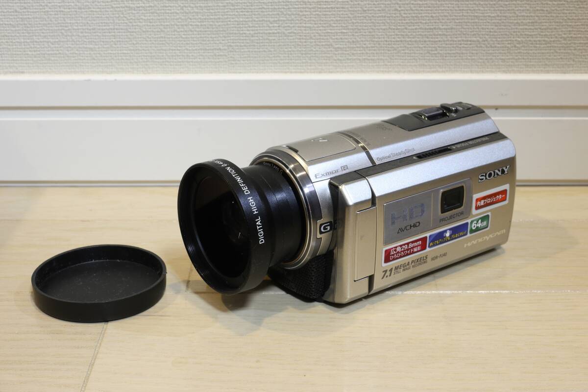 SONY HDR-PJ40 ハンディカム （内臓プロジェクタ） おまけつきの画像10