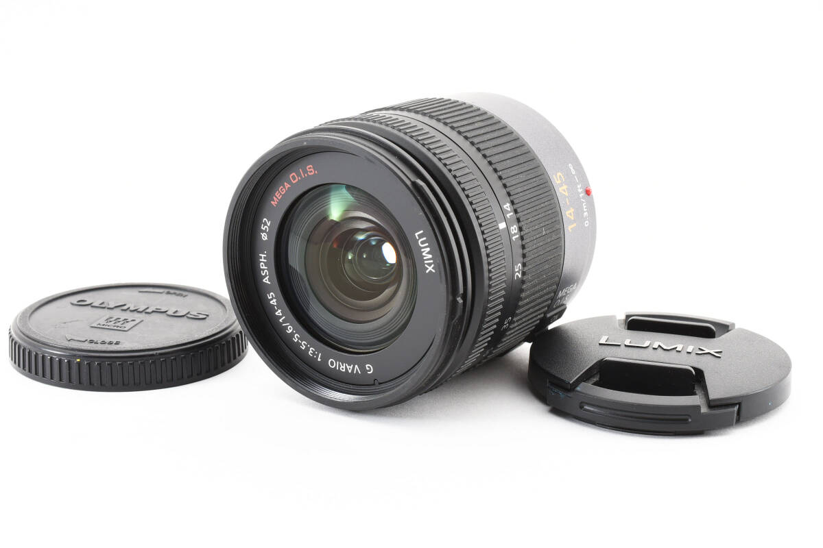 ★超極上品★ Panasonic パナソニック LUMIX G VARIO 14-45mm F/3.5-5.6 ASPH MEGA O.I.S レンズ #2106975A_画像1