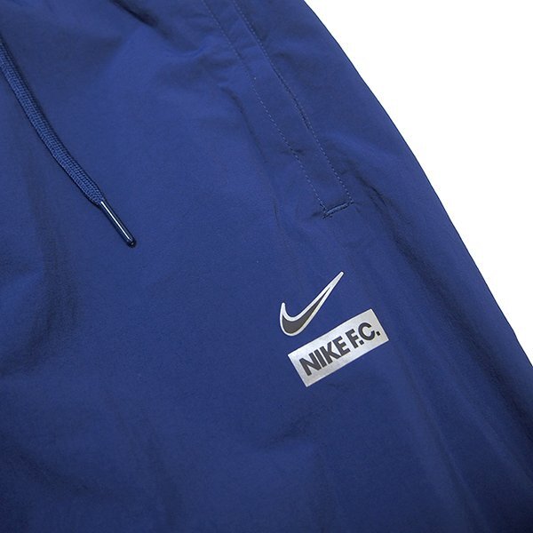 新品 NIKE F.C. ナイキ 裏メッシュ カフ ウーブン パンツ XL 青 【P52087】 ナイキフットボール メンズ トレーニングウェア ピステの画像6