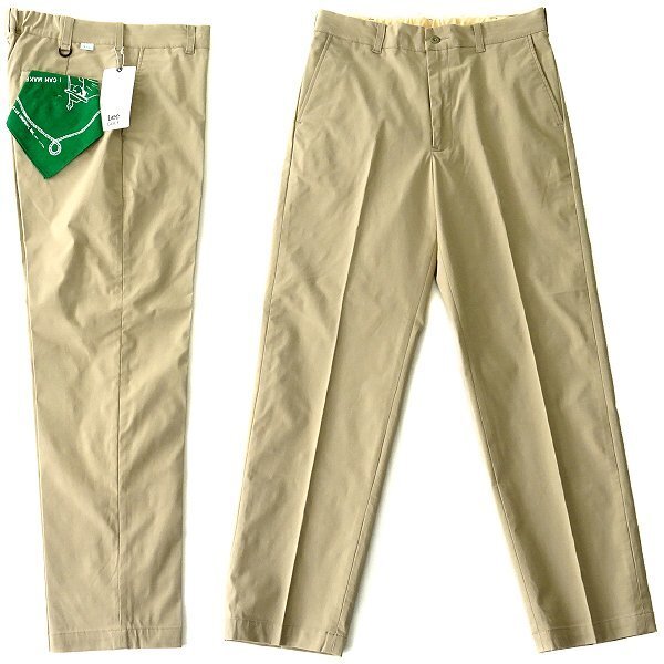 新品 1.5万 Lee GOLF リー Leesures PANTS リージャーズ ストレッチ パンツ L ベージュ 【P28359】 ゴルフ メンズ バンダナ付き チノパンの画像2