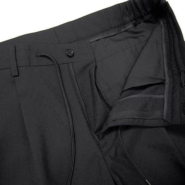 新品 ドールオム 阪急メンズ 春夏 トロピカル ウール ドビー スーツ AB5 (やや幅広M) 黒 【J42688】 メンズ ジャケット イージーパンツの画像7