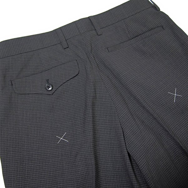 新品 スーツカンパニー 春夏 COOLMAX ウール 2パンツ スーツ YA6 (細身L) 濃灰 【J53430】 175-8D メンズ ウォッシャブル ツーパンツの画像8