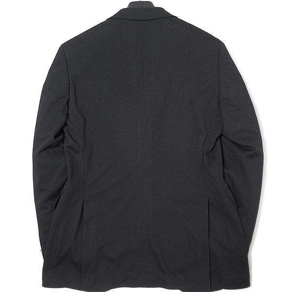 新品 スーツカンパニー 春夏 ストレッチ ジャージー スーツ AB7 (やや幅広LL) 黒 【J46301】 メンズ ジャケット パンツ ウォッシャブルの画像3