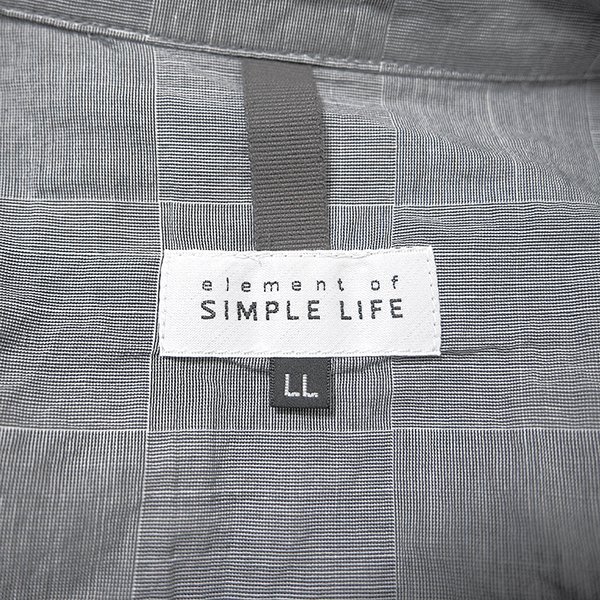 新品 シンプルライフ 春夏 ストレッチ ハリントン ジャケット LL 灰 【J53474】 SIMPLE LIFE ブルゾン メンズ スイングトップ ゴルフの画像10