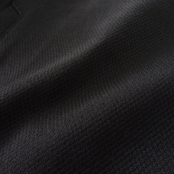 新品 ニコル ハニカム ジャージー コンバーチブル ジャケット 48(L) 黒 【J49169】 NICOLE Selection 春夏 メンズ ブルゾン ストレッチの画像8