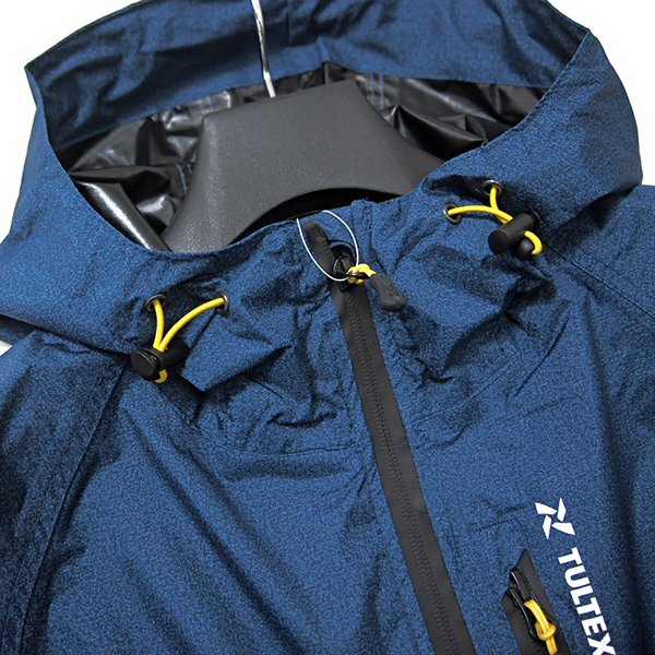  new goods taru Tec s waterproof . manner weather Cross hood blouson LL blue [2-3134_106] TULTEX men's waterproof water-repellent reflector stretch 