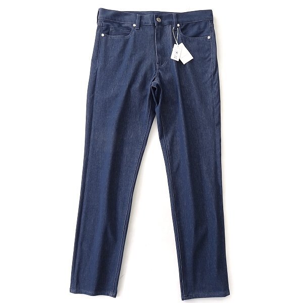  новый товар Takeo Kikuchi 360° стрейч Denim обтягивающий брюки L темно-синий [P30396] THE SHOP TK мужской всесезонный 5 карман стандартный 