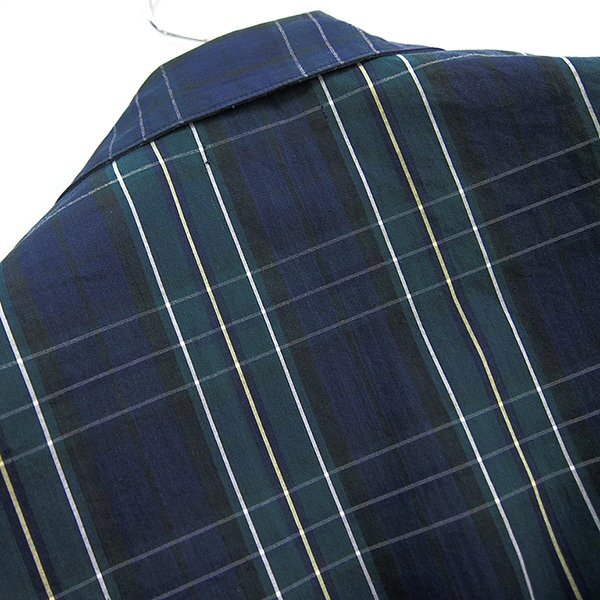 新品 Grand PARK ニコル 日本製素材 オープンカラー シャツ ブルゾン 46 (M) 紺緑 【I52017】 NICOLE 春夏 メンズ 長袖 オーバーサイズ_画像5