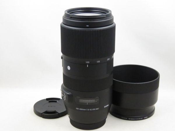 [22056T6]★極上美品★SIGMA 100-400mm F5-6.3 DG OS HSM Canon フード付き_極上美品です！!