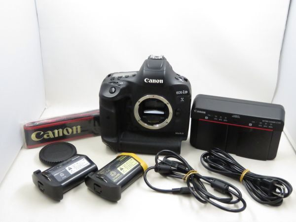 [22111W5]★超極上美光学★CANON EOS-1DX Mark II ボディ 付属品多数