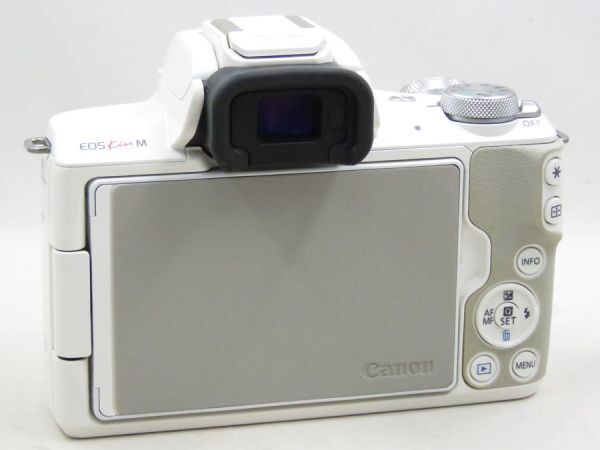 [22183T3]★極上美品★CANON EOS Kiss M ボディ ホワイトの画像4